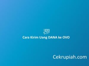 cara kirim uang dana ke ovo
