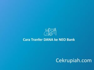 cara transfer dana ke neo bank