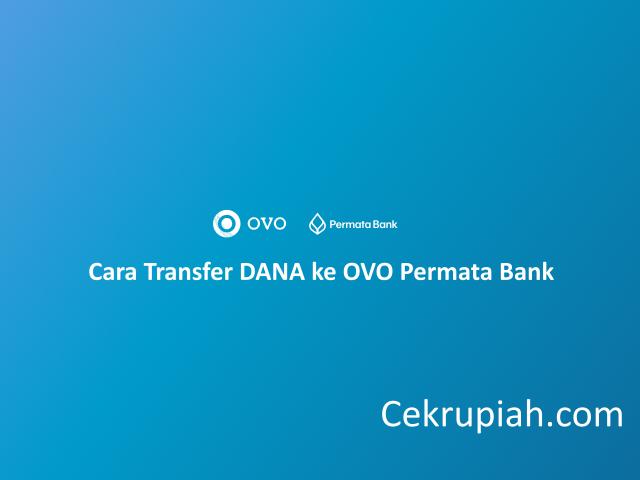 cara transfer dana ke ovo permata bank