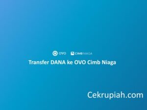 transfer dana ke ovo cimb niaga