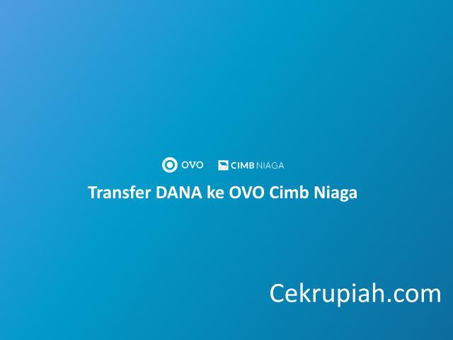 transfer dana ke ovo cimb niaga